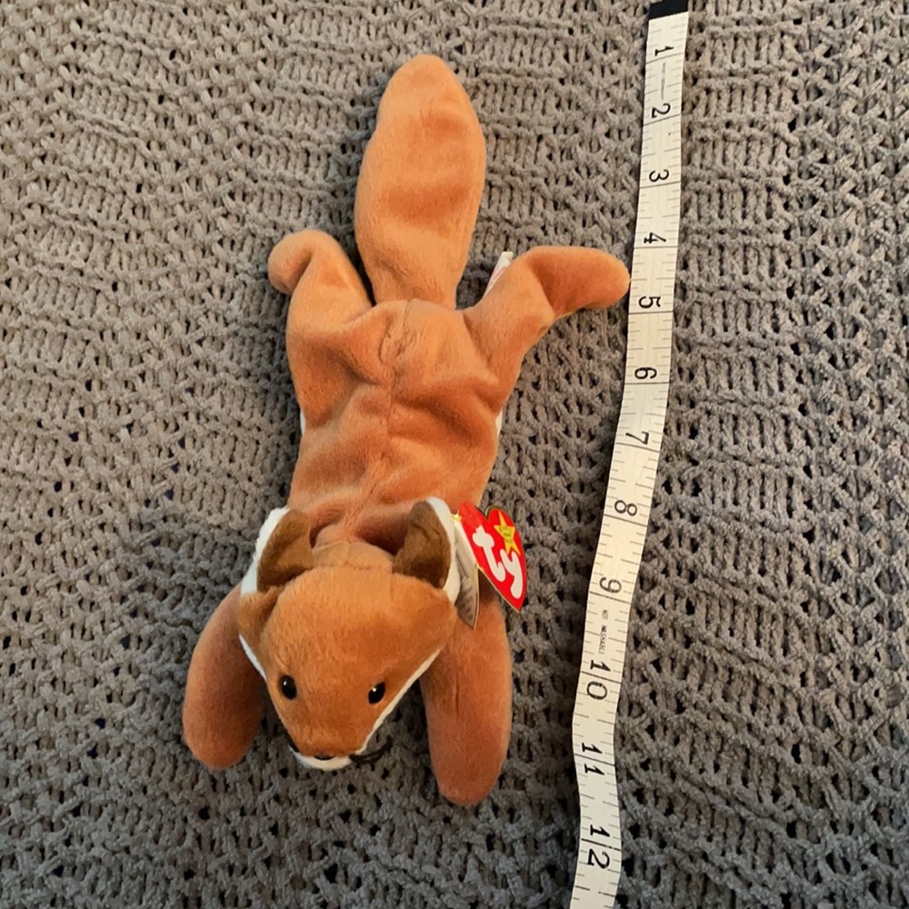 Sly the fox beanie baby. Never played with or displayed. - Picture 2 of 9